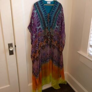 Camilla lace up kaftan
